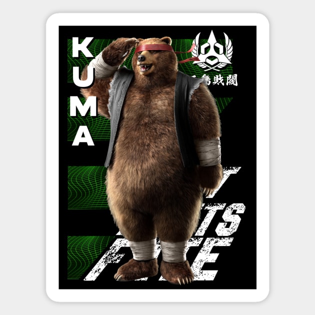 Kuma (Tekken 8) Magnet by wenderinf